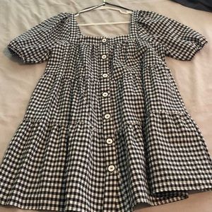 Zara | Gingham Dress